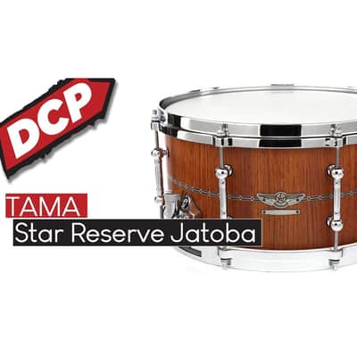 Tama Star Reserve Stave Jatoba Snare Drum 14x7 Oiled Natural image 2