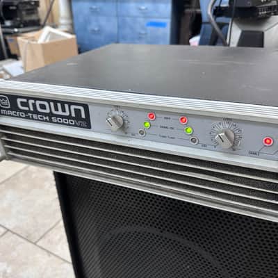 Crown Macro-Tech 5000VZ 2 Channel Power Amplifier - PARTS ONLY (#5766) image 1
