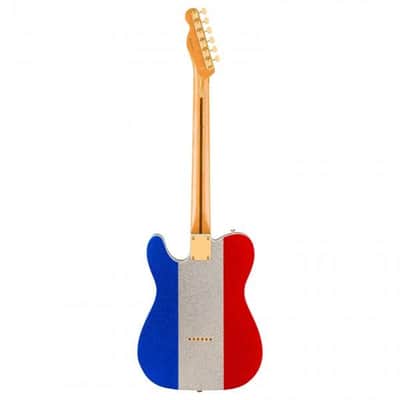 FENDER - Buck Owens Telecaster Maple Fingerboard Red Silver and Blue Sparkle - 0140452371 image 3