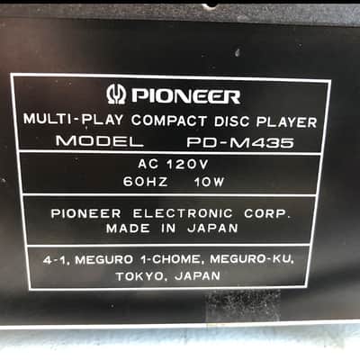 Pioneer PD-M435 1990 image 3