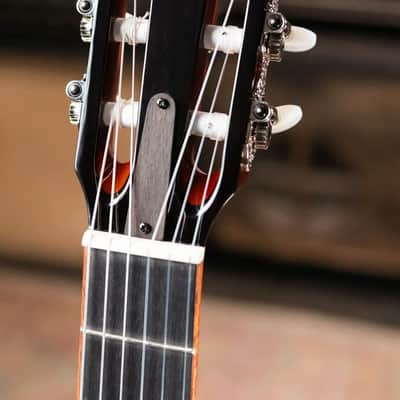 Taylor Custom Grand Concert Nylon #12941 Sinker Redwood/Figured Ironbark Acoustic/Electric Guitar with Hardshell Case image 5