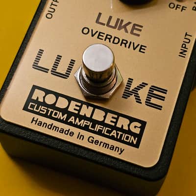 Rodenberg LUKE Steve Lukather Signature Overdrive 2021 - Present - Gold / Black image 5