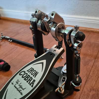 Tama HP900PWN Iron Cobra 900 Series Power Glide Double Bass Drum Pedal 2010s - Black/Chrome image 3