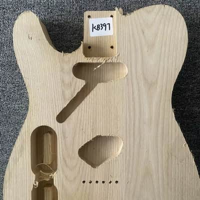 Left Handed Ash Wood Guitar Telecaster Tele Style Body image 2