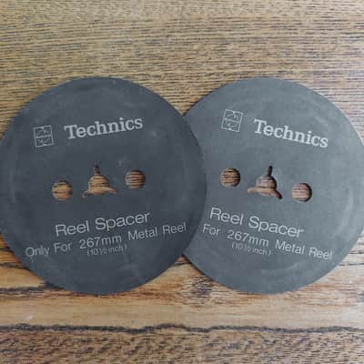 Technics Reel Spacer Late 1970s - Black image 1