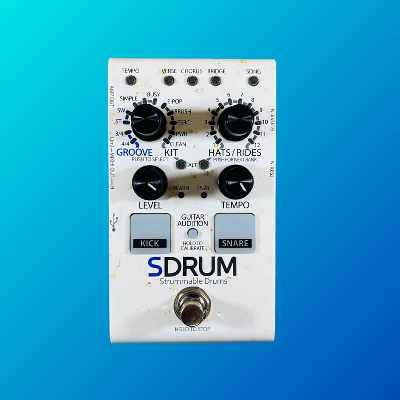 DigiTech SDRUM Strummable Drums 2010s - White image 1