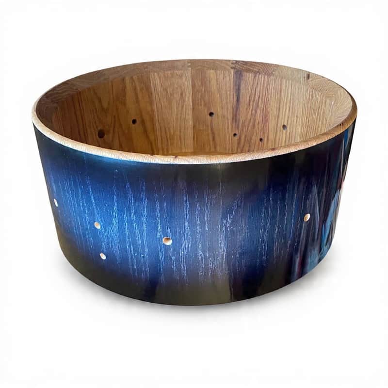 Oak Stave Snare Drum Shell 2026 - Polyurethane image 1
