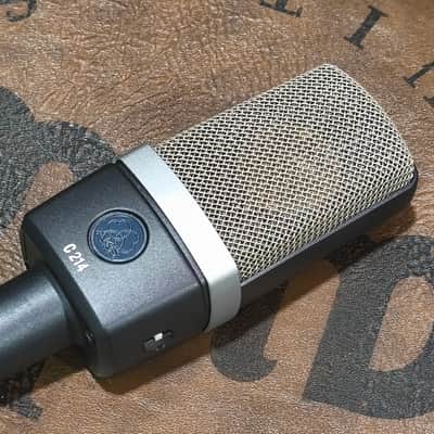 AKG C214 Large Diaphragm Cardioid Condenser Microphone 2010s - Black image 11