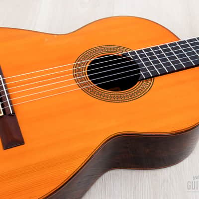 1972 Sakazo Nakade No. 1000G Vintage Classical Guitar German Spruce + Brazilian Rosewood w/ Case image 7