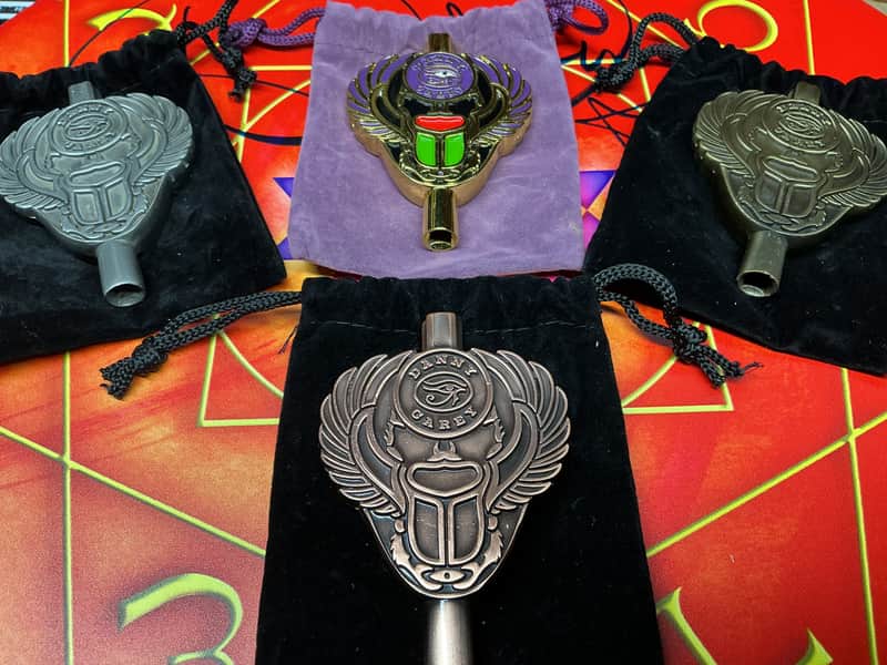 Danny Carey 4pc Magnetic Drum Key Collection - Multi-Color / Silver / Brass / Copper