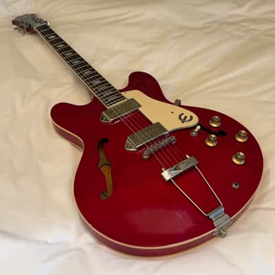 2012 Epiphone Casino - Last of the Made in Korea (MIK) Casinos - Cherry - Free Pro Setup - 5.9 lbs image 14