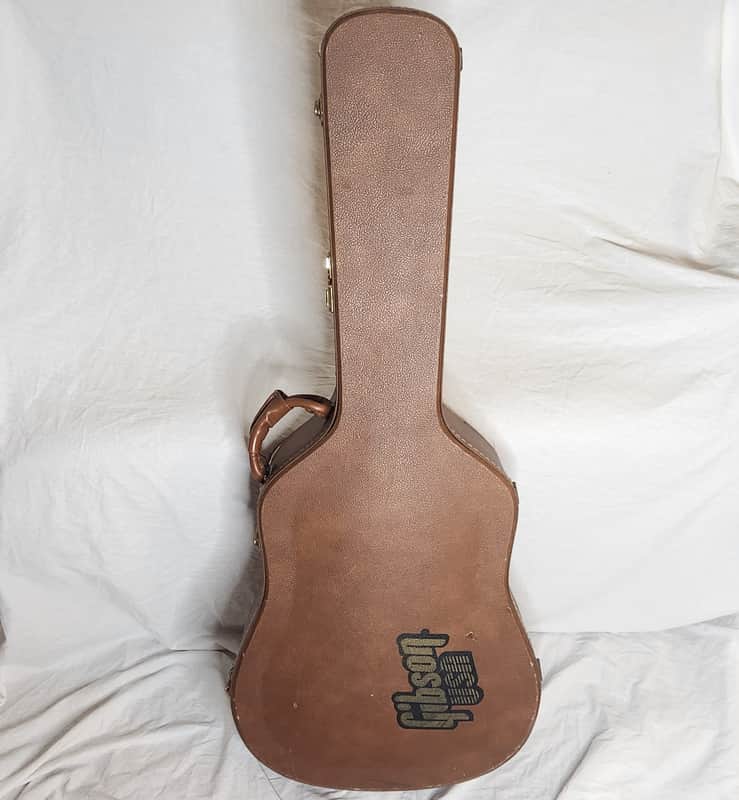 Gibson J-45 Acoustic Guitar Case 1990s - Brown image 1