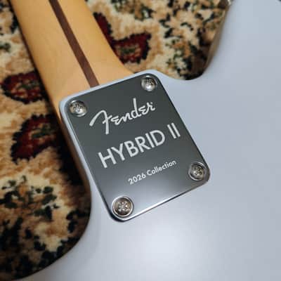 *NEW IN BOX* 2026 Fender Japan Hybrid II Collection Jazzmaster Misty Satin Blue Mist, MIJ JD26 image 4