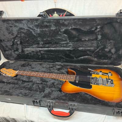 Fender 2016 Limited Edition American Standard Telecaster Figured Neck Guitar with Case 2015 - Cognac Burst / Rosewood fingerboard image 1