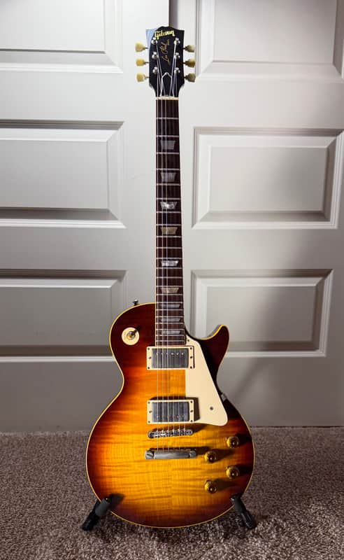 Gibson 2002 Custom Shop Historic Collection '58 Les Paul Standard Flame Top Reissue - Heritage Darkburst image 1