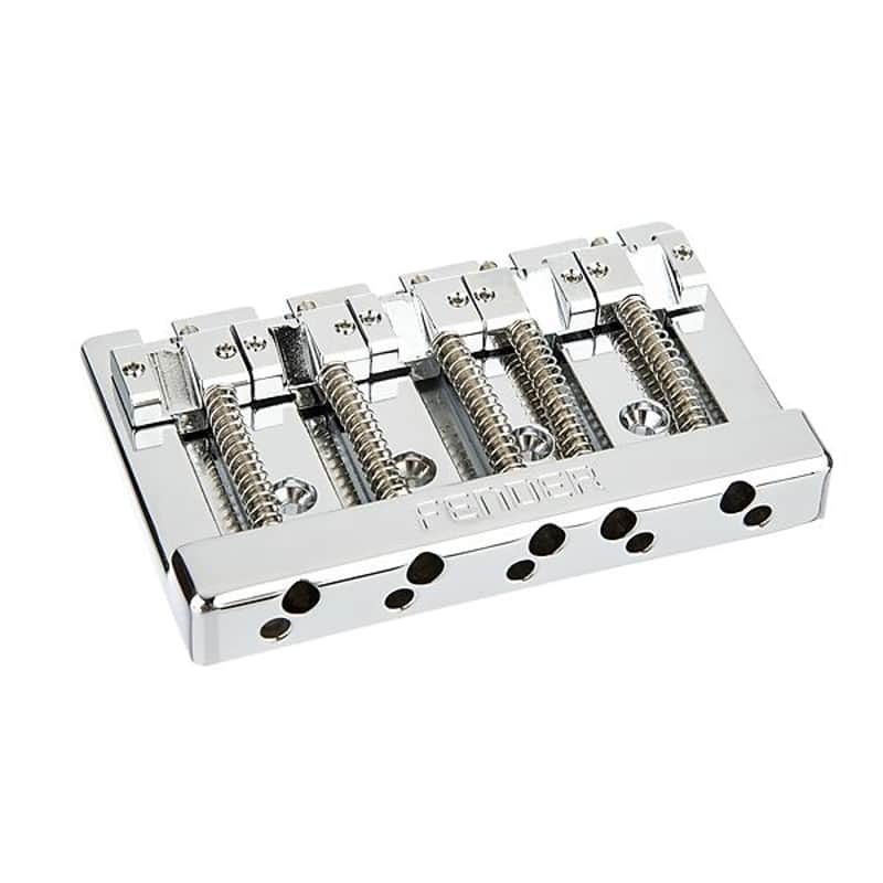 Fender 099-4409-000 HiMass 5-String Bass Wide Bridge Assembly with Zinc Saddles image 1