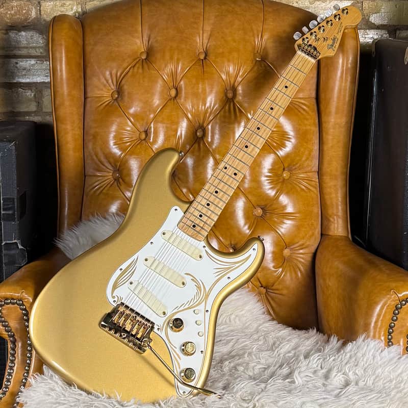 1984 Fender Elite Stratocaster Gold Vintage Made In USA Limited Edition Electric Guitar W/ Original Hardshell Case & Paperwork! image 1