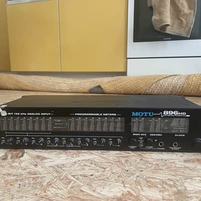 MOTU 896HD 192kHz FireWire Interface 2000s - Black image 1