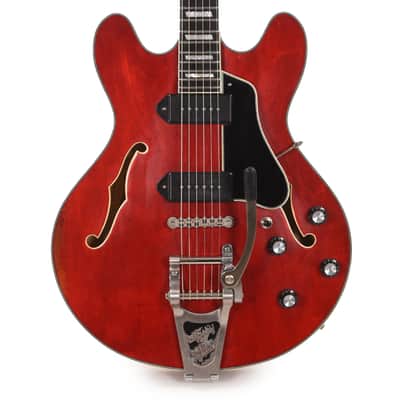 Eastman T64/v Thinline Antique Red Varnish w//Lollar Pickups & Bigsby image 1