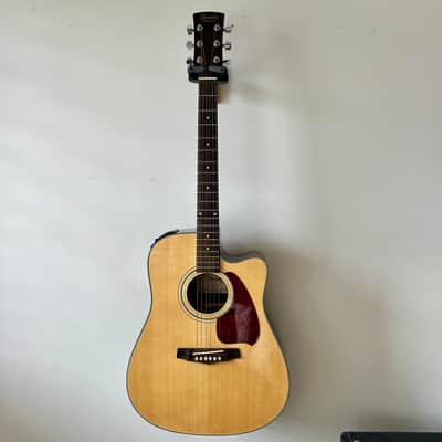 1998 Ibanez PF300CE-NT Dreadnought Acoustic-Electric Guitar w/Case