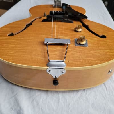 Vega Electrovox Blonde Archtop Tenor Guitar, Model TR1. circa 1930's - 1940's, serial #5208 image 7