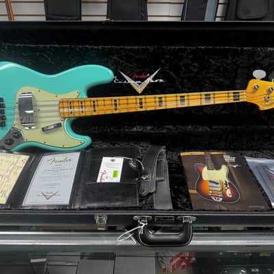 Fender Custom Shop 1964 Journeyman Jazz Bass Faded Seafoam Green 9.7 LBS *IN STOCK* image 15