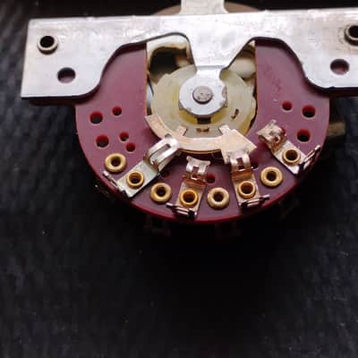 1962-65 Fender Pre-CBS 1960s Stratocaster Telecaster original vintage Centralab 3 way switch for Stratocaster, telecaster new old stock, never sold. Rarer version only used from 1962-65, USA working part for luthier project restoration image 4