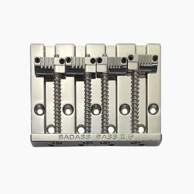 Leo Quan® Badass II™ 4-String Bass Bridge-Chrome image 12