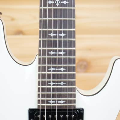 Schecter Omen-7 - Vintage White image 3