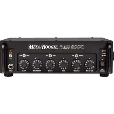 Mesa Boogie Bass-800D Black Metal Enclosure Tube Bass Amp image 1