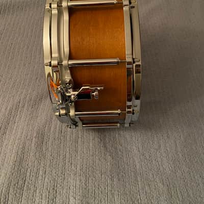 Pearl FTMMH1465 Free-Floating 14x6.5" Maple/Mahogany Snare Drum 2014 - 2020 - Satin Mahogany image 6