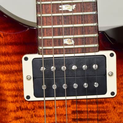 2015 PRS P24 Custom 24 Piezo Electric Guitar -  Black Gold Burst image 7