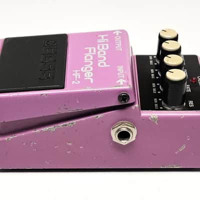 used Boss HF-2 Hi Band Flanger Green Label Made In Japan, Very Good Condition image 4