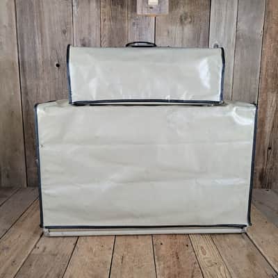 Fender Bassman RARE 6G6-C Head & Cabinet 1964 Near Mint W/ Original White Covers image 15