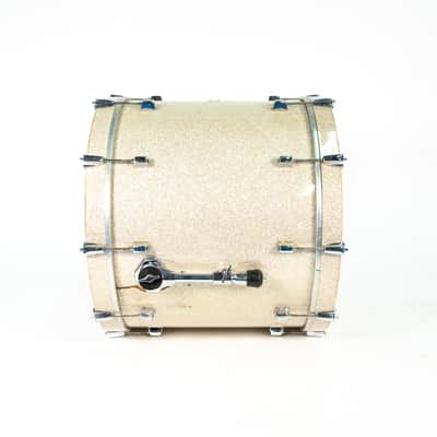 OCDP 14/18/22 Burned Silver Sparkle Drum Kit Owned By Tre Cool Of Green Day image 3