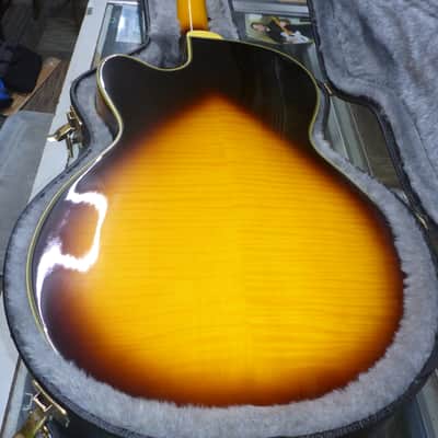 Epiphone Joe Pass Emperor II VS w/Case( Considered 2nd ) : Frets Leveled , Crowned & Dressed 2007 - Vintage Sunburst image 8