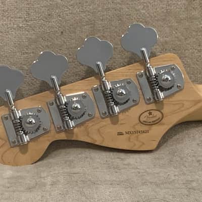 2015 Fender Deluxe Series Precision Bass FSR Sea Foam Pearl Finish Special Edition PJ MIM Mexico image 14