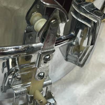 Ludwig 5" deep X 14" head Super Sensitive Snare Drum (3296-SD-4186) 1966 - chrome image 11