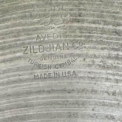 Zildjian 16" A. Zildjian '60s Stamp Crash Cymbal 1960s - Traditional image 3