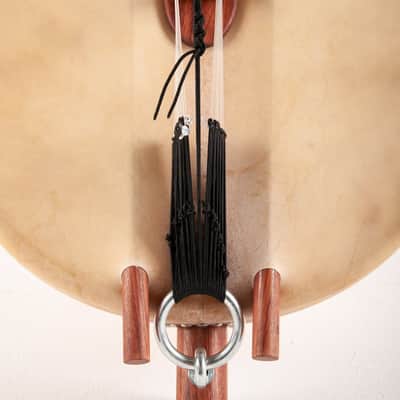 Acacia wood Kora - Traditional 21/22 string African Harp (made to order) image 5