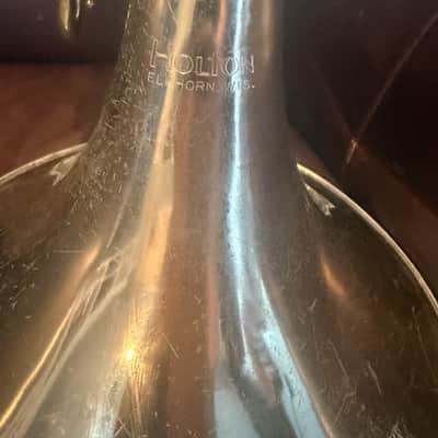 Holton H177 Farkas Professional Model Double French Horn 2010s - Clear-Lacquered Nickel-Silver image 8