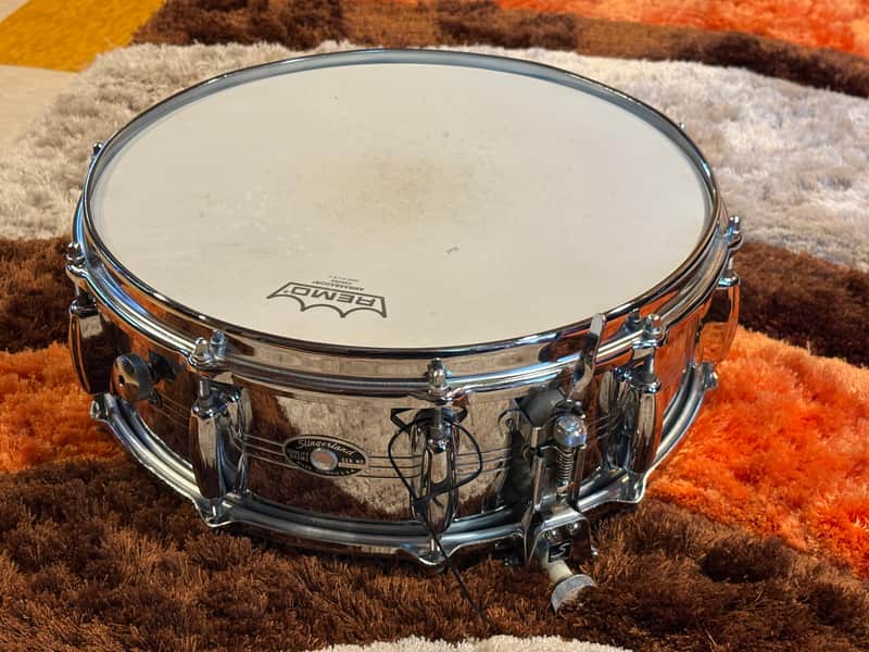 Vintage 1960s Slingerland Super Sound King Snare Drum – 14x5 – Niles Badge – Dual Throw Off image 1