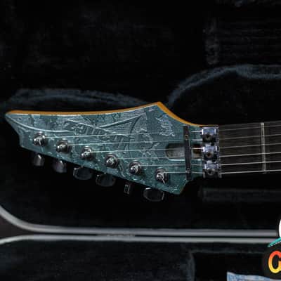 Ibanez JEM90HAM Steve Vai Signature 1998 Blue-Green Metallic Texture -VIDEOSOON- imagen 9