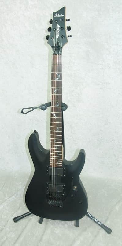 Schecter Diamond Series Damien FR Floyd Rose with Bats inlays | Reverb
