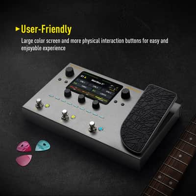 SONICAKE Multi Effects Processor with Expression Pedal Guitar Bass Amp Modeling IR Cabinets Simulation FX Loop MIDI Stereo OTG USB Audio Interface (U.S. domestic inventory) Bild 5