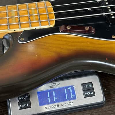 Vintage 1975 Fender Jazz Bass 3-Color Sunburst w/non original case TSU25058 image 22