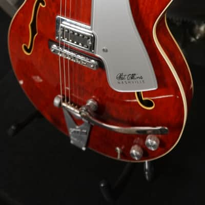 Gretsch 7660 Nashville Chet Atkins 1975 - Cherry Red w/ Original Case image 10