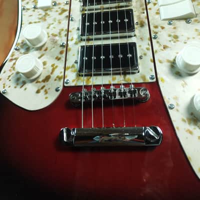 Formanta Style USSR Electric Guitar Built In Tone Bender Soviet Germanium Fuzz image 7
