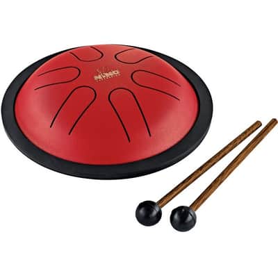 MEINL NINO980R Mini Melody Steel Tongue Drum Red image 1