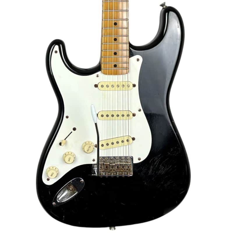 Fender Japan 57 Reissue Stratocaster ST-57L Lefthand 1993-1994 - Black image 1